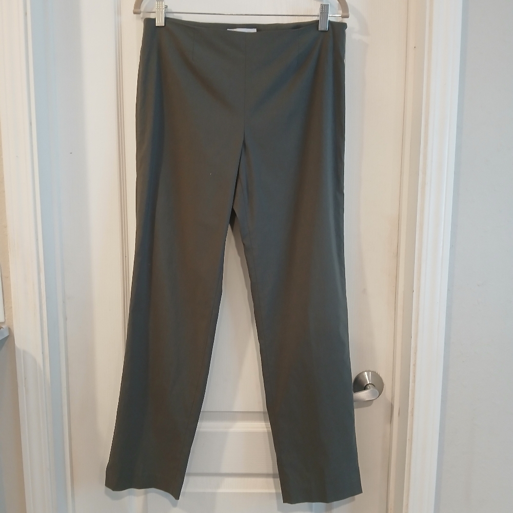 Elliott Lauren Gray Straight-Leg Pants